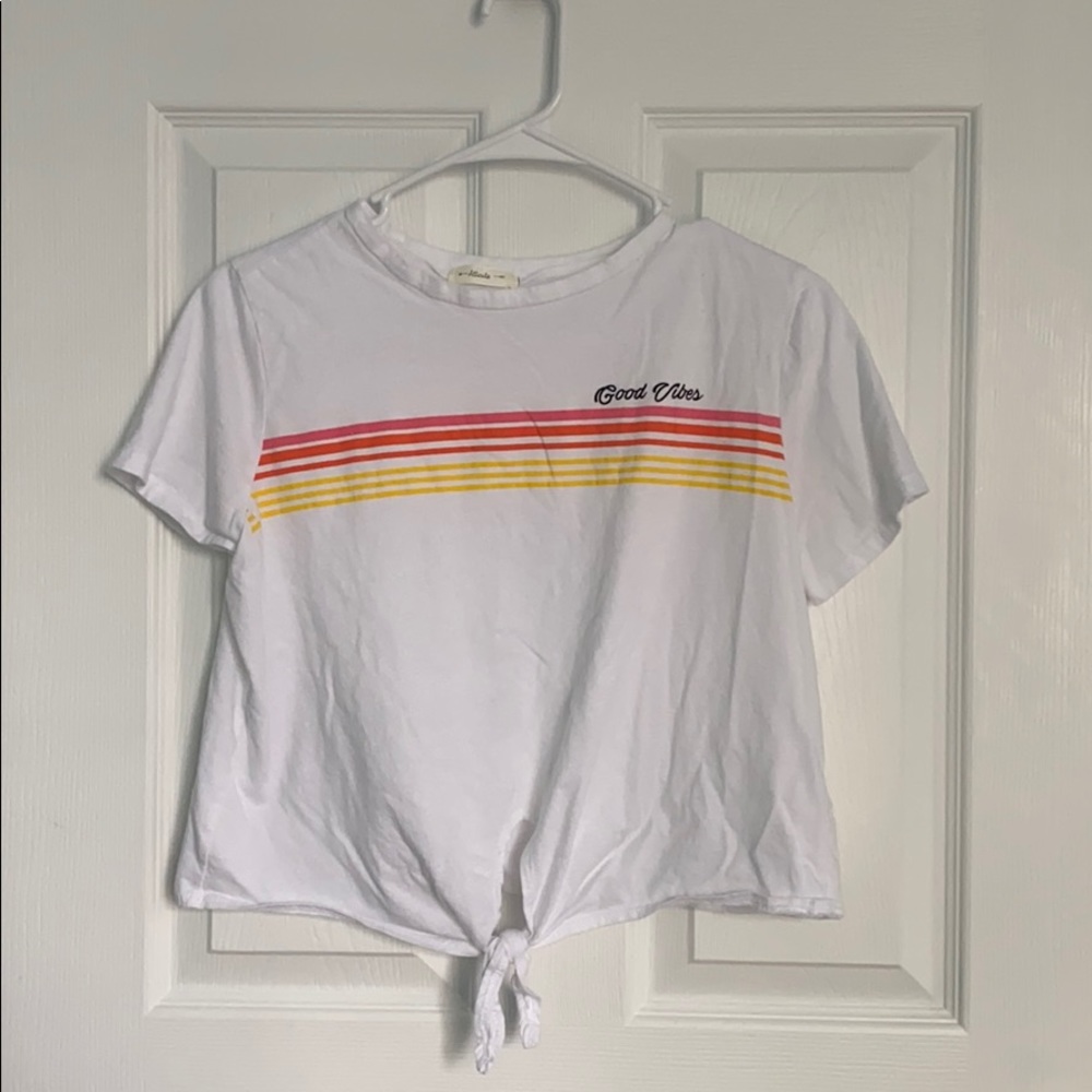 Good Vibes crop top